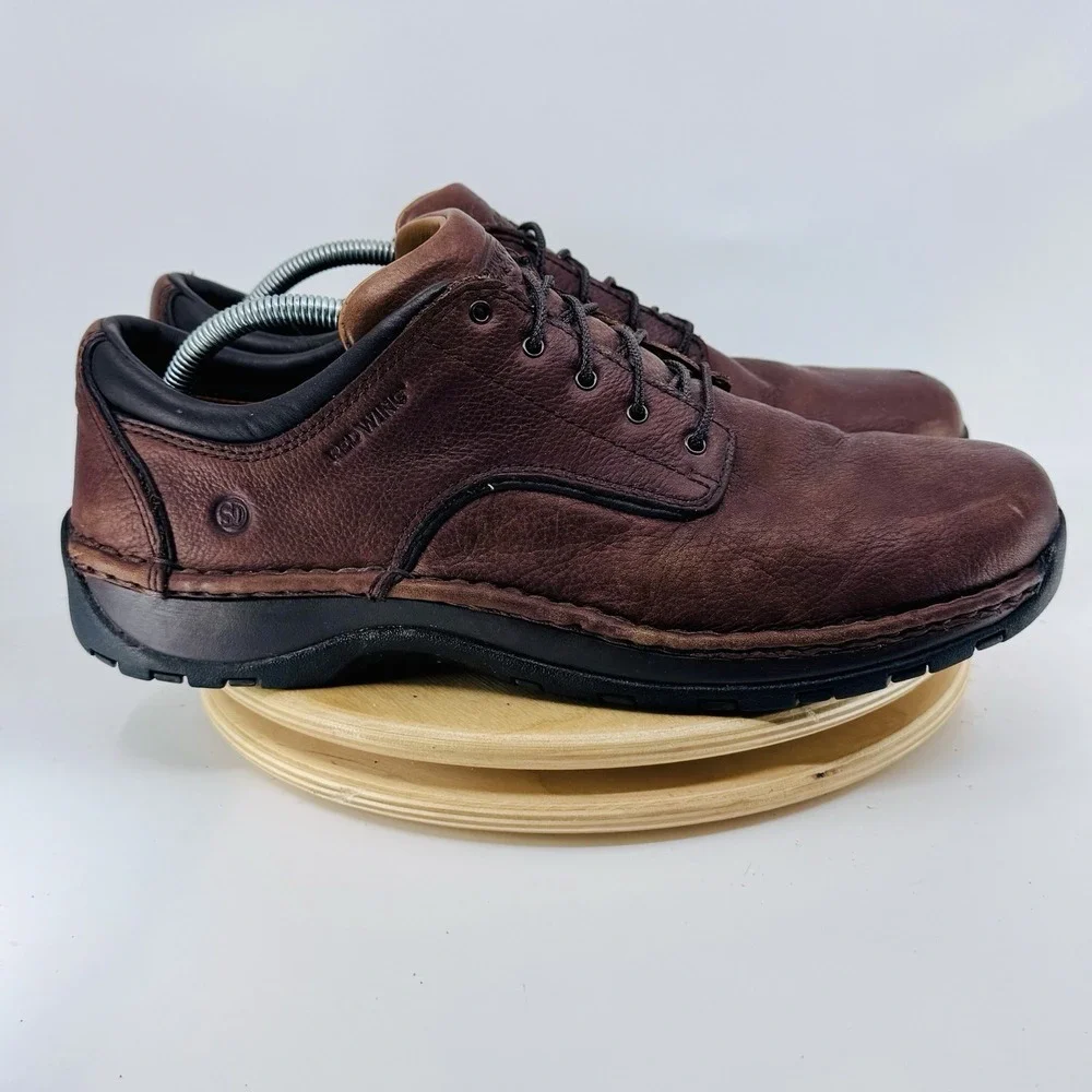 Red Wing 8704 Stitchmax Oxford Shoes Leather Mens Size 11.5 Work Safety Toe